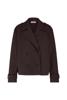 Studio Anneloes Cato bonded trenchcoat 13191 8700 espresso