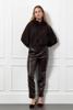 Studio Anneloes Anne faux leather trousers 13280 8700 espresso