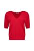 Studio Anneloes Sandy vneck pullover 13690 Coral Red