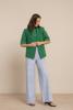 Studio Anneloes Gina long gilet 13721 Grass Green