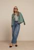 Studio Anneloes Cato bonded trenchcoat 13541 Dark Sage Green