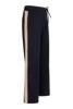 Studio Anneloes Iggy shiny bonded trousers 13425 Zwart