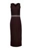 Studio Anneloes Tirza tape dress 13804 Espresso