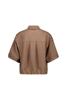 Studio Anneloes Nellie waffle blouse 13666 Latte