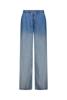 Studio Anneloes Bente dip dye denim trousers 13596 Light Jeans Blue