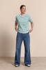 Studio Anneloes Stripe Studio Floor t-shirt 13778 Light Blue-Grass Green
