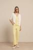 Studio Anneloes Roisin bonded trousers 13874 Butter Yellow