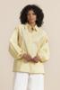 Studio Anneloes Yuki poplin stripe blouse 13889 Butter Yellow -Ecru