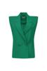 Studio Anneloes Gina long gilet 13721 Grass Green