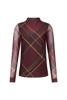 Studio Anneloes Rachel check mesh top 14133 Chestnut