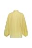 Studio Anneloes Yuki poplin stripe blouse 13889 Butter Yellow -Ecru