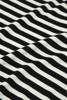 Studio Anneloes Luna stripe short slv pullover 91510 9011 black/off white