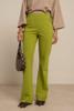 Studio Anneloes Flair bonded trousers 13488 Dark Lime