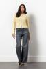Studio Anneloes Xana tweed cardigan 13459 Butter Yellow