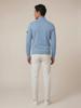 Cavallaro Napoli Sweater Diagono | Lichtblauw