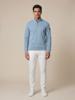 Cavallaro Napoli Sweater Diagono | Lichtblauw