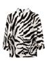 TUZZI Trui met Zebraprint Zwart-Wit - W61-422403509