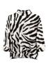 TUZZI Trui met Zebraprint Zwart-Wit - W61-422403509