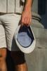 Tresantie Galgano Gemeleerde flatcap met visgraat TRHTKA166 Off-white
