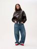 Catwalk Junkie, jack imitatieleder, donkerbruin