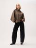 Catwalk Junkie, cape-jacket, ruit, bruin