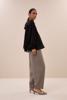 By Bar, broek, taupe/bruin melange