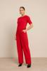 Studio Anneloes Kelly bonded trousers 14340 Rich Red