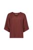 Studio Anneloes Madison satin top 13947 Chestnut