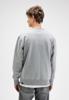 Butcher of Blue, sweater met 'Butcher' patch, grijs