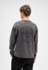 Butcher of Blue, t-shirt lange mouw met backprint, grijs