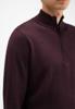 Butcher of Blue Structure Halfzip Trui M2626027 Pascha Purple