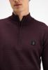 Butcher of Blue Structure Halfzip Trui M2626027 Pascha Purple