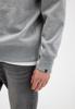 Butcher of Blue, sweater met 'Butcher' patch, grijs