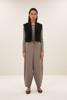 By Bar, broek, taupe/bruin melange