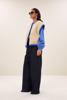 By Bar, bodywarmer/gilet reversible, kobaltblauw