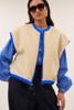 By Bar, bodywarmer/gilet reversible, kobaltblauw