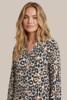 G-maxx Blouse Léan 26NZG04 Zand- Zwart