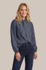 G-maxx Blouse Fionnn 26NZG35 Denim Lichtgrijs