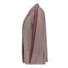 Geisha, blazer ruit met bies, bordeaux/groen