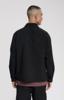 Law of the Sea, overshirt met ritssluiting, zwart