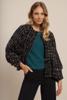 Studio Anneloes Kenza jacket 14279 Espresso-Black