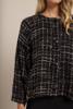 Studio Anneloes Kenza jacket 14279 Espresso-Black