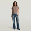 G-star, T-shirt, oud roze