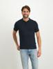 Saint Steve, Polo korte mouw gebreid, donkerblauw