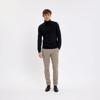 Plain Broek Taupe Comfort Stretch 40289