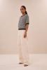 By-Bar, t-shirt korte mouw streep, zwart/wit