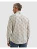 Vanguard Overhemd Poplin met stretch allover print VSI2608204-7004 Cloud Dancer