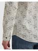 Vanguard Overhemd Poplin met stretch allover print VSI2608204-7004 Cloud Dancer