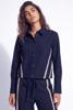 Florèz Ava Blouse CR0735 Navy Blue