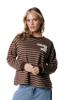 Colourful Rebel Longsleeve Striped Wavy Logo